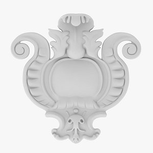 Cartouche Ornament 002 3D model
