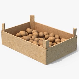 Potato Wood Crate