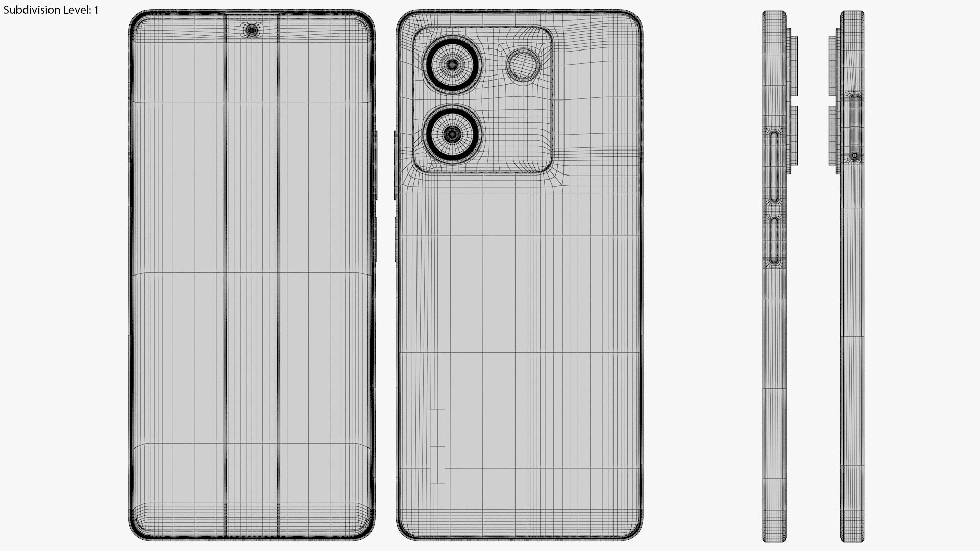 Xiaomi Redmi Note 13 5G Black 3D Model - TurboSquid 2181010