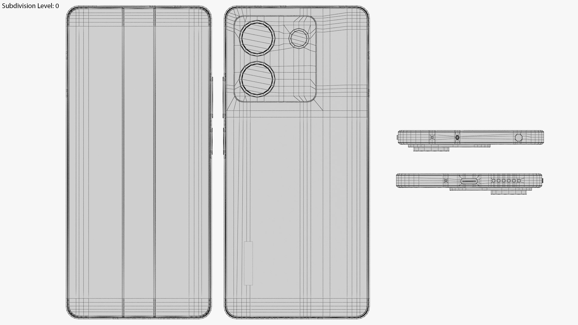 Xiaomi Redmi Note 13 5G Black 3D Model - TurboSquid 2181010
