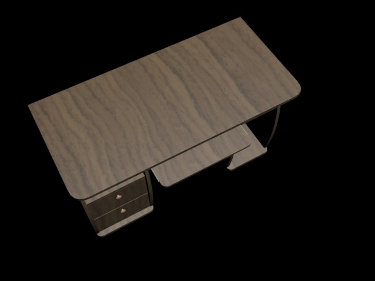 Computer Table 3D Model - TurboSquid 1327727