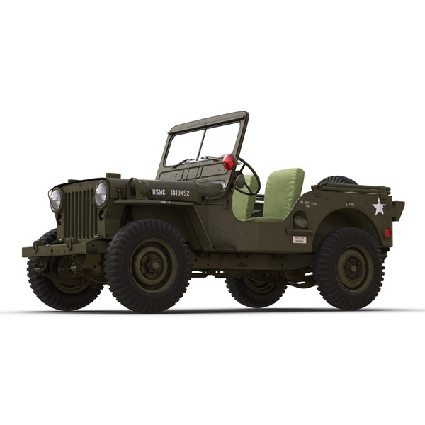 3d jeep willys m38