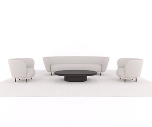 Set 07 Dandy 4 Seater Sofa Dandy Armchair Massproductions