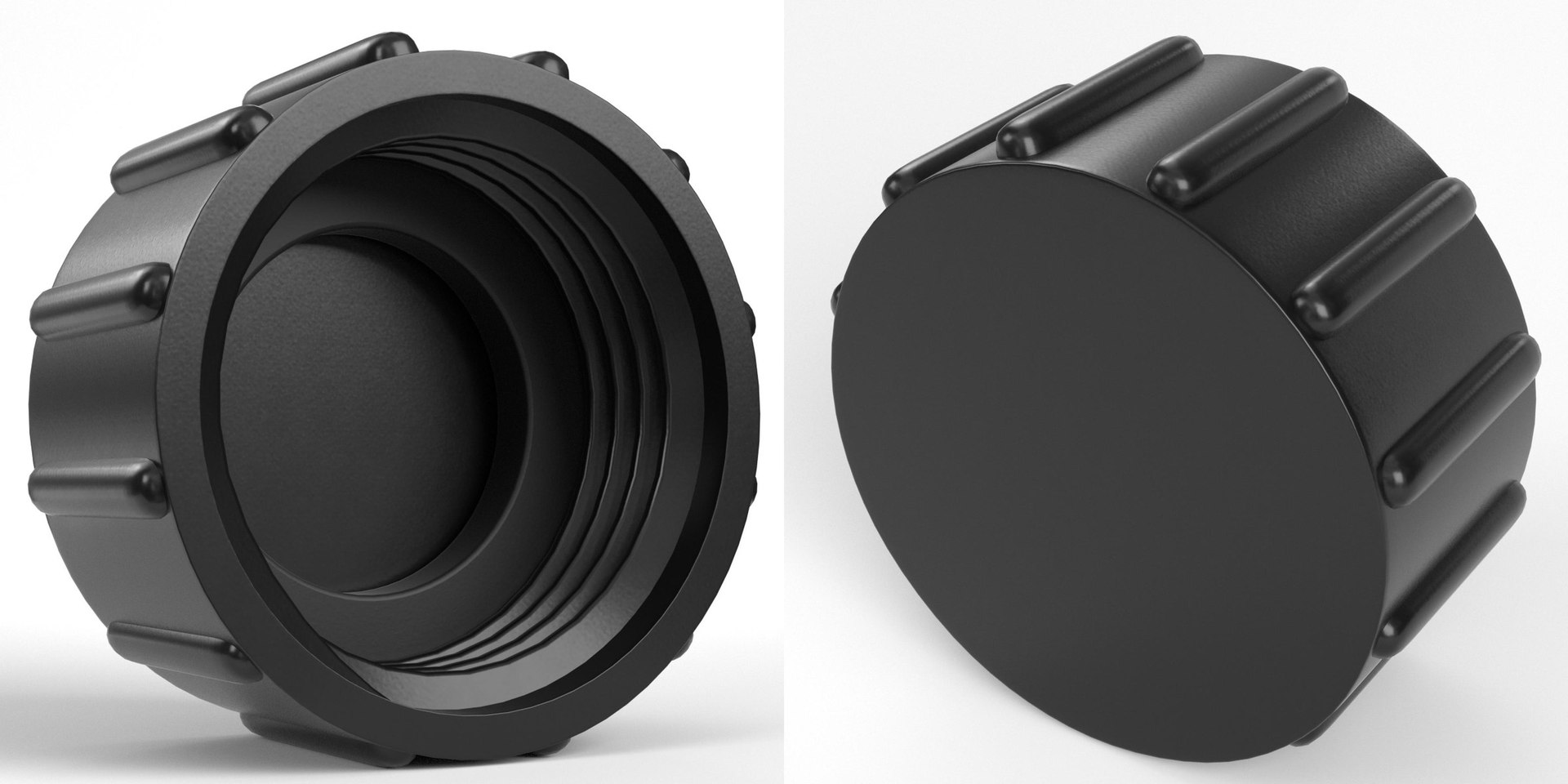 3D Plastic hose cap 3 model TurboSquid 1897778