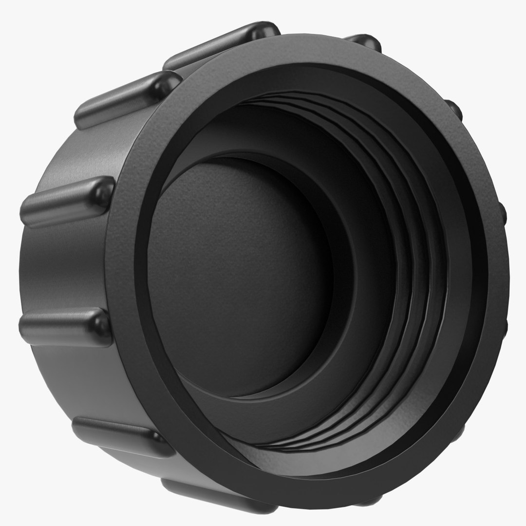 3D Plastic hose cap 3 model TurboSquid 1897778