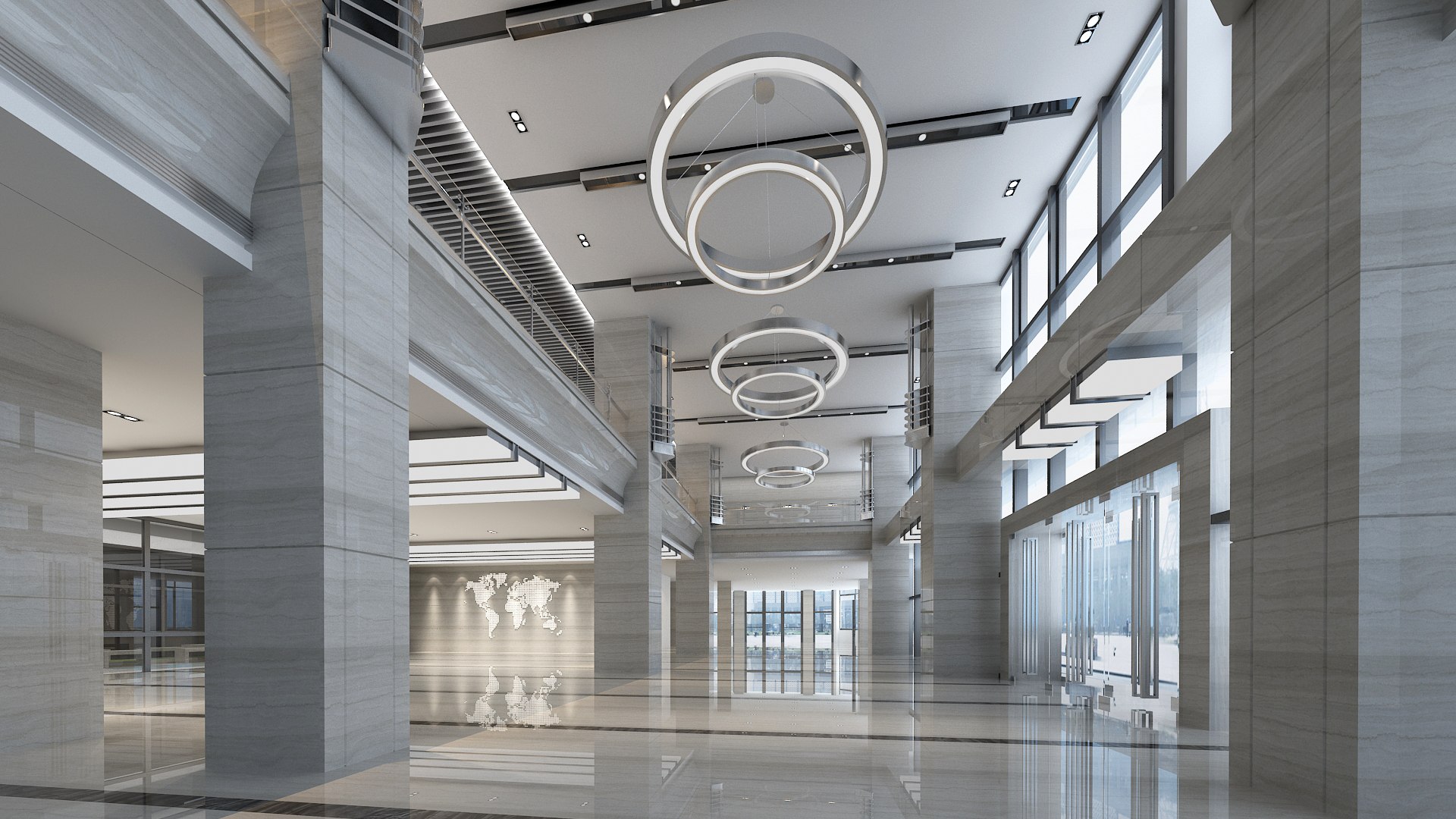 3D Modern Hall 20 - TurboSquid 2111445