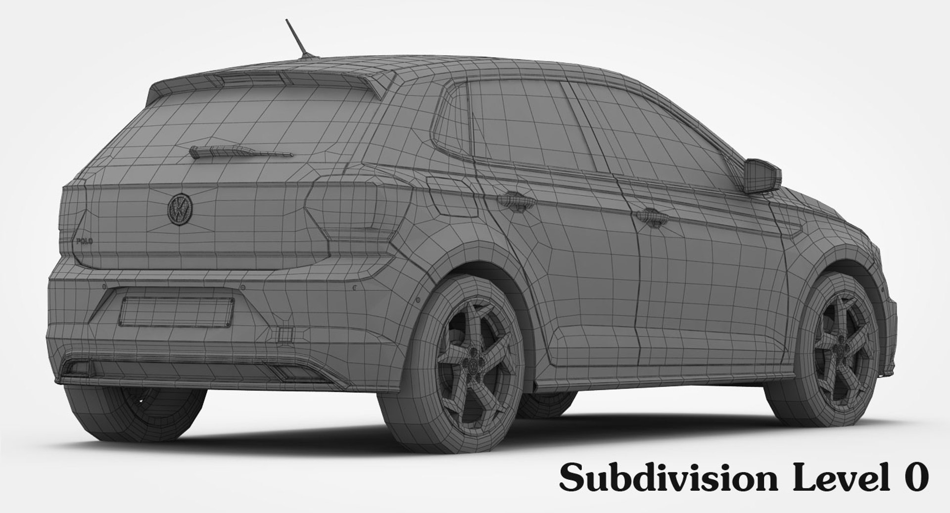 Volkswagen Polo R-line 3D Model - TurboSquid 1406985