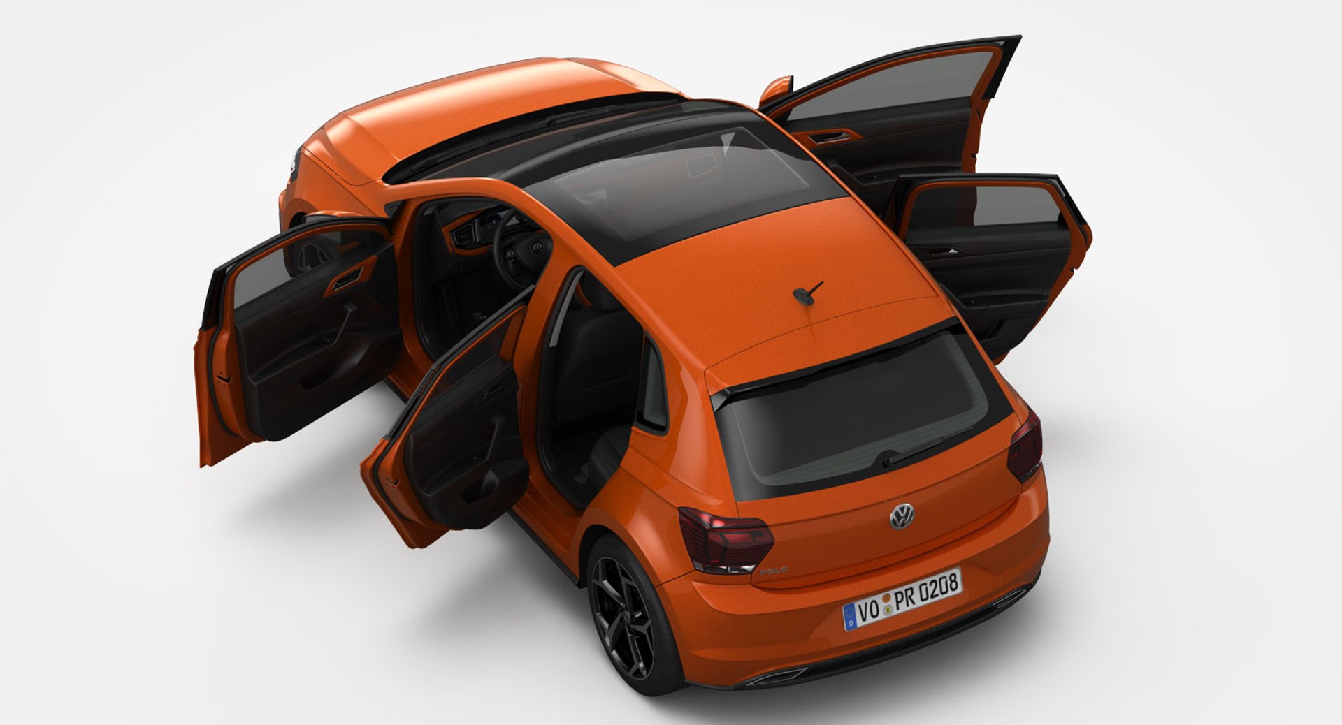 Volkswagen Polo R-line 3D Model - TurboSquid 1406985