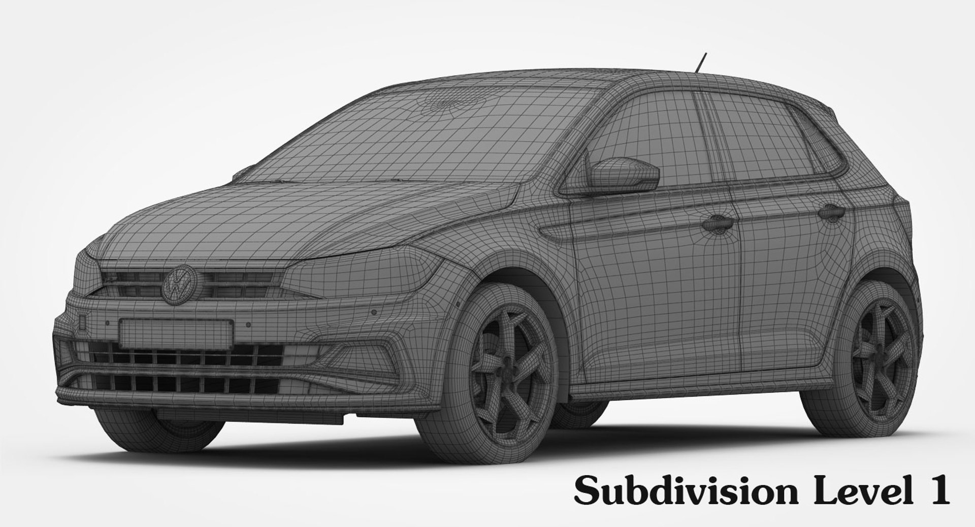 Volkswagen Polo R-line 3D Model - TurboSquid 1406985