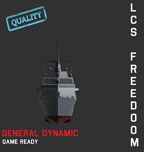 united states lcs freedom 3d model