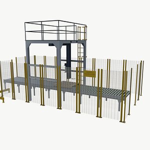 Wrapping Station 3D model
