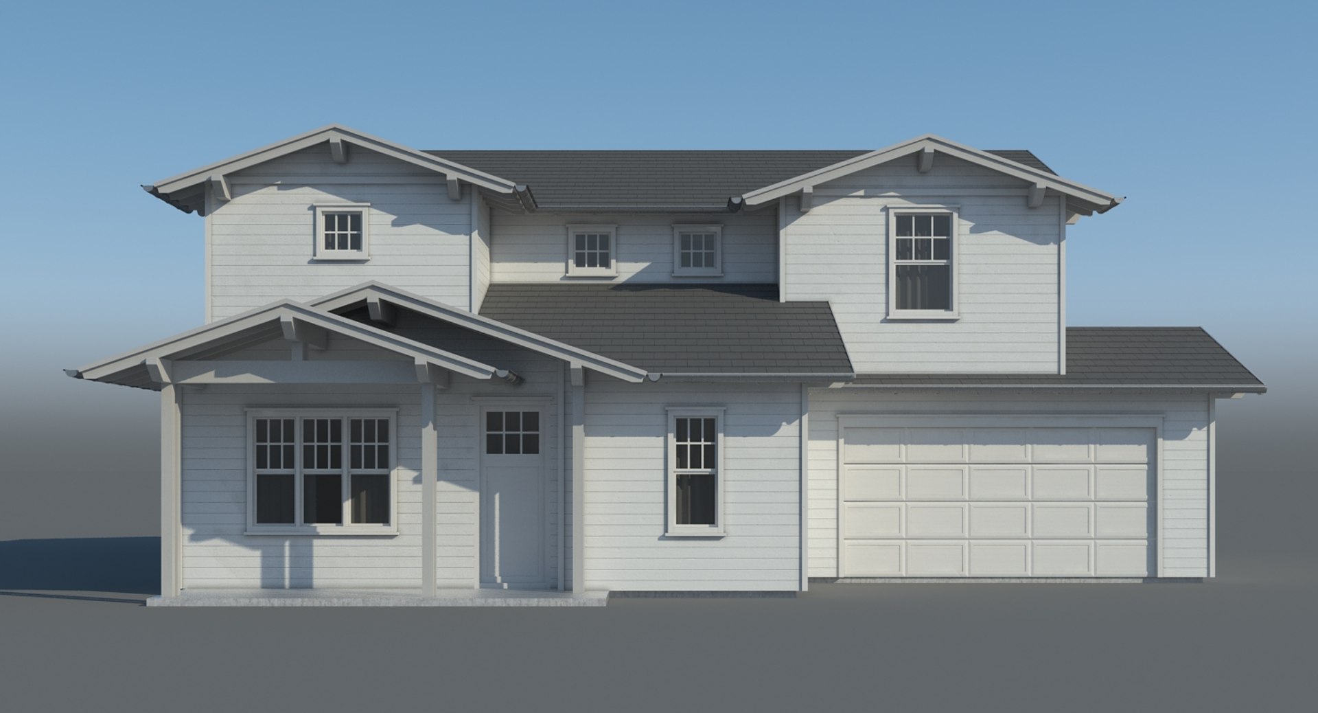 Family House 3d Model
