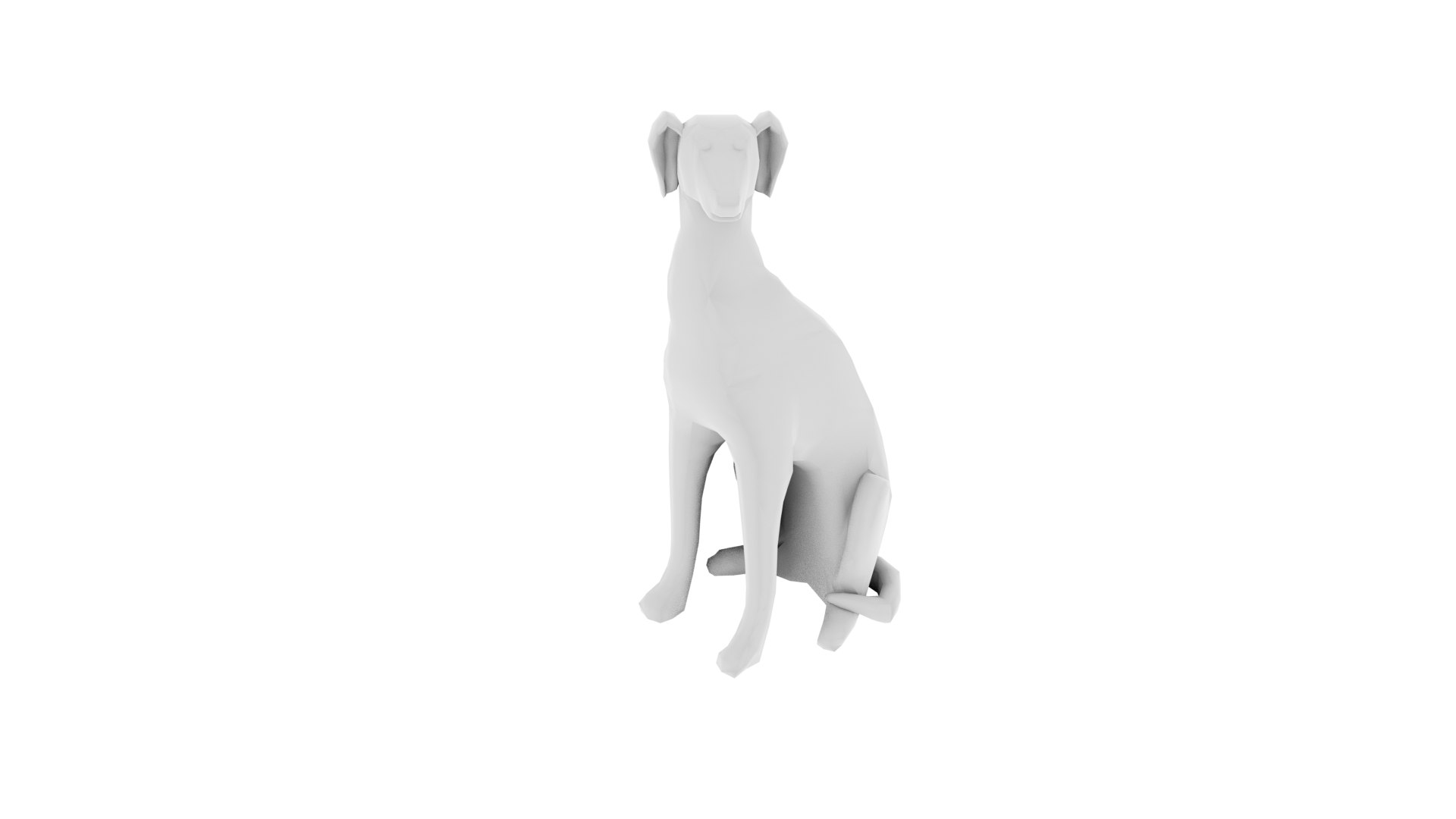 Mini Dog Statue 3D TurboSquid 1972202