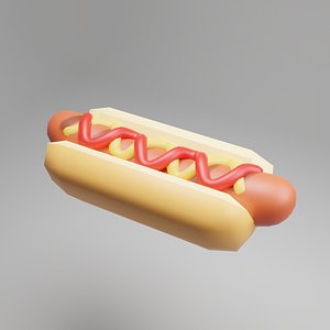 hotdog 3D model