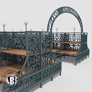 3d model covent garden - apple