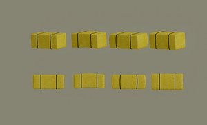 3D Hay Block model