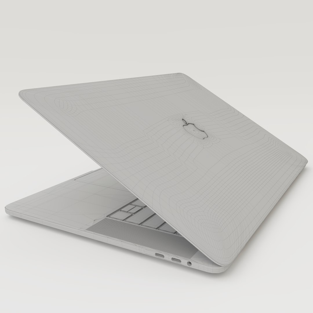 3d Model Macbook Pro Touch Bar