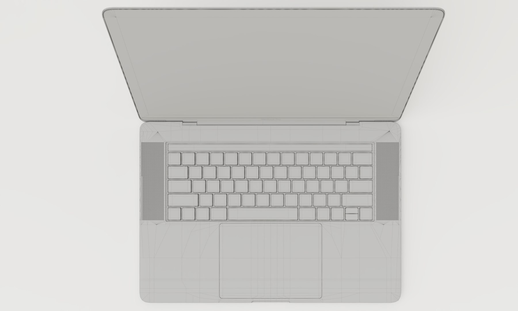 3d Model Macbook Pro Touch Bar
