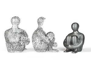 human  Wireframe model
