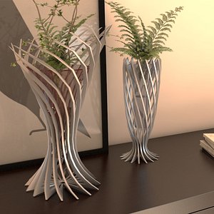 Modern Metallic Vase