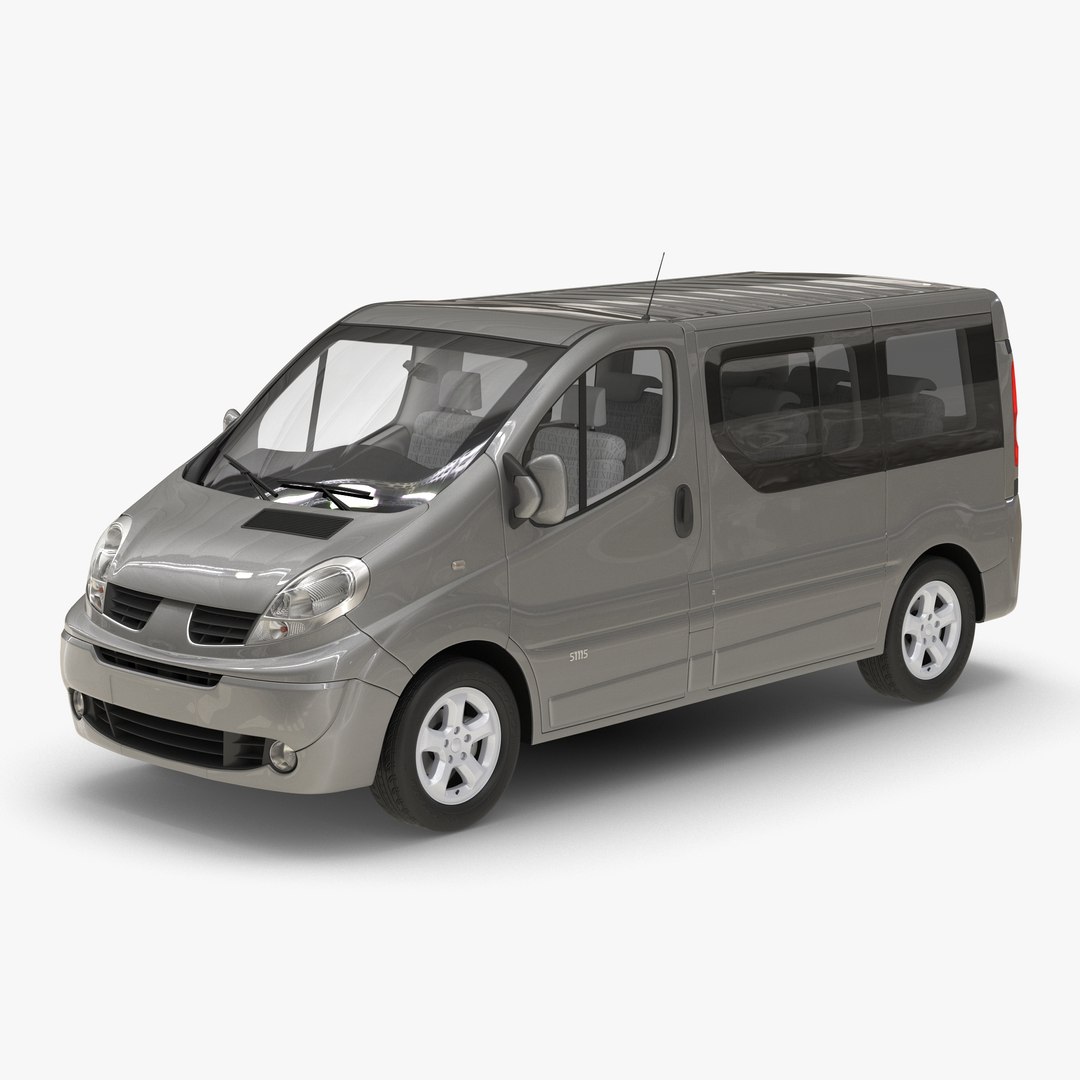 Generic Passenger Van 2 3D model preview