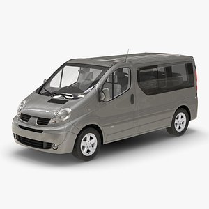 3d model generic passenger van 2