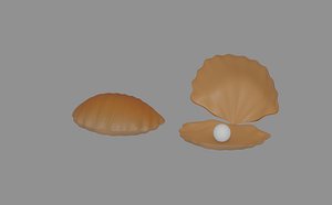 Oyster Clam 3D model