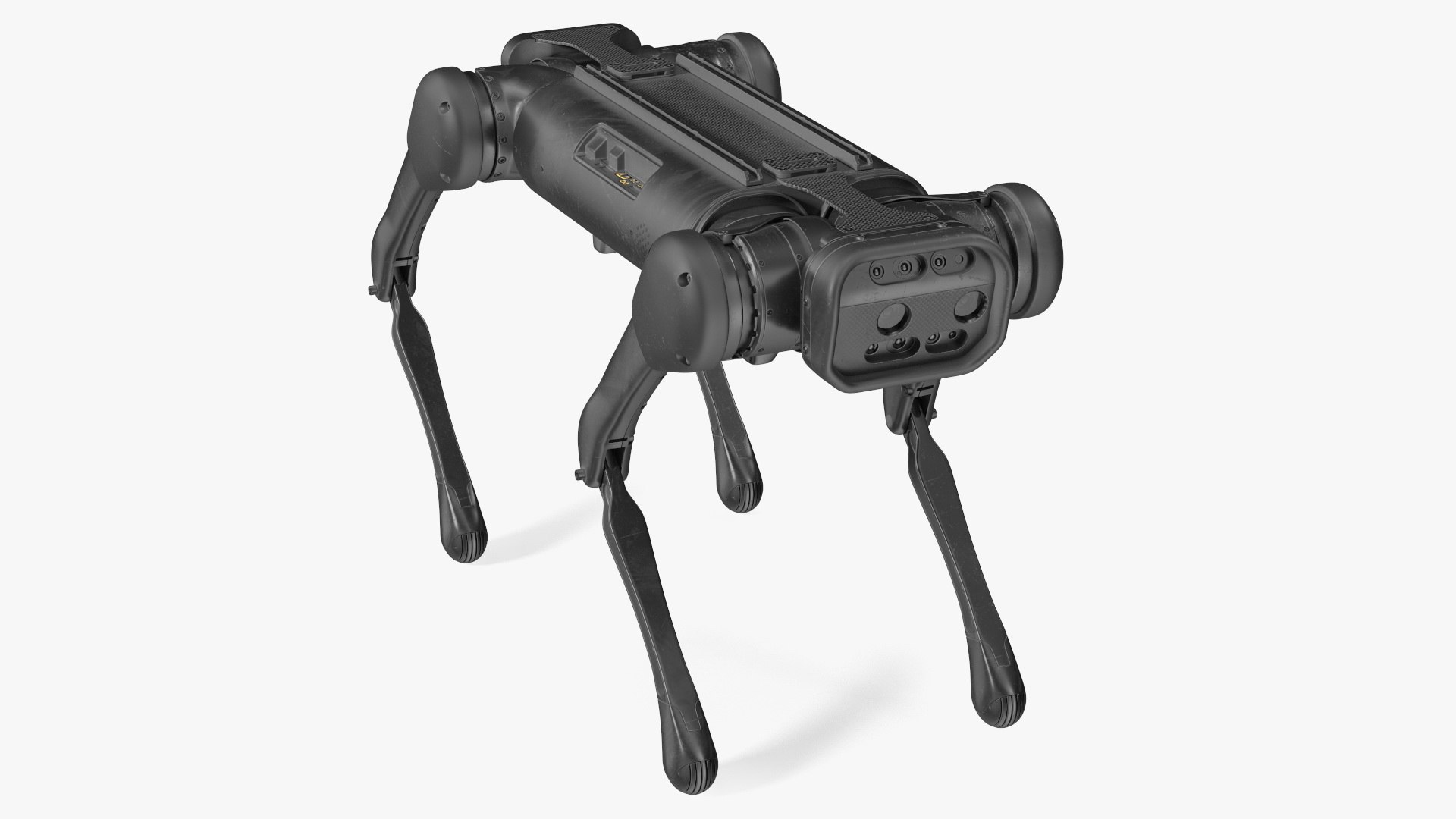 Dirty Robot Dog Aliengo Rigged 3D model preview