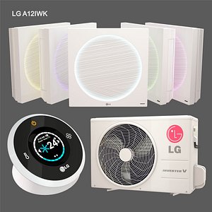 3D model lg artcool stylist inverter