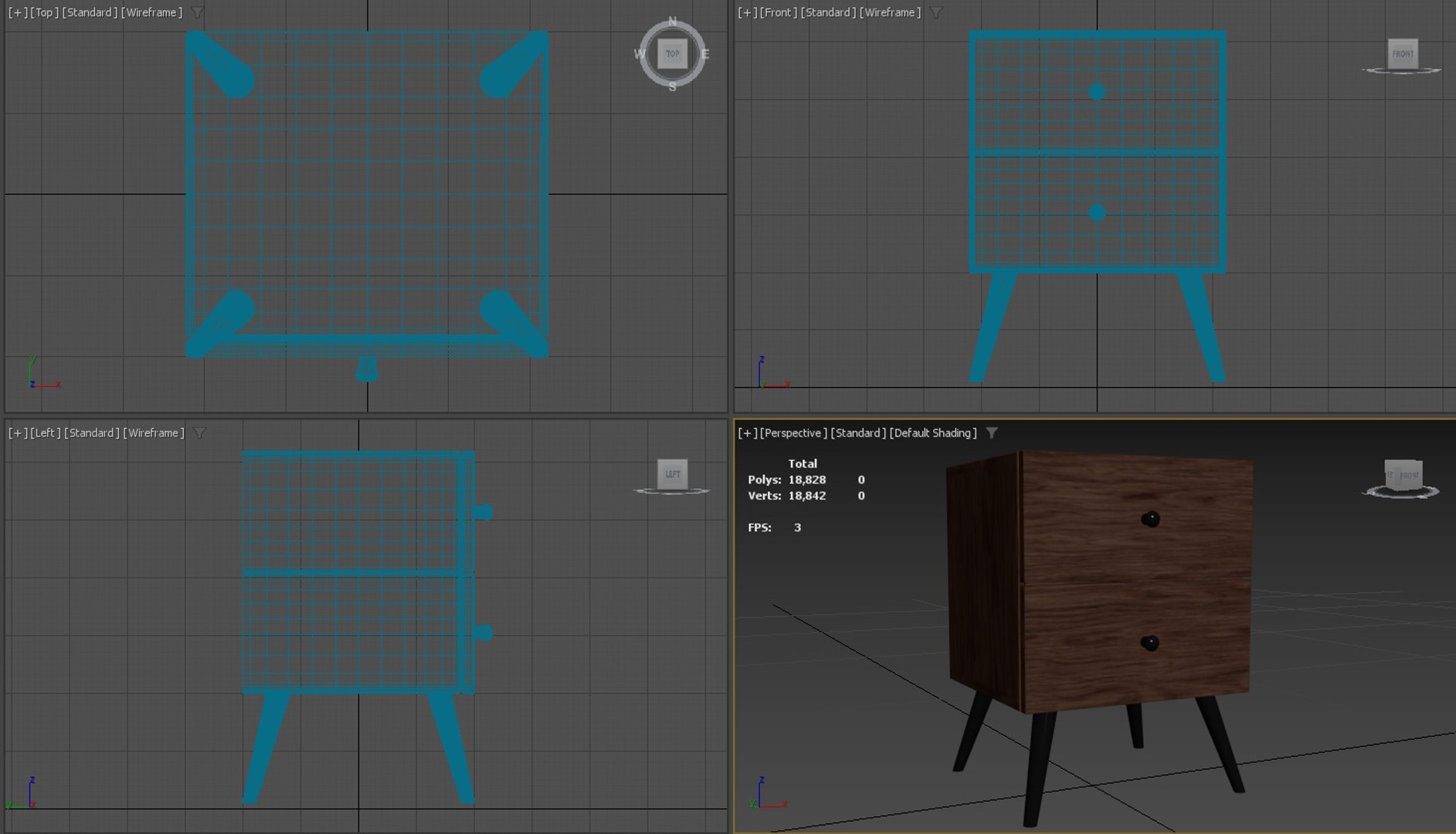 Side Table N2 3D Model - TurboSquid 2297888