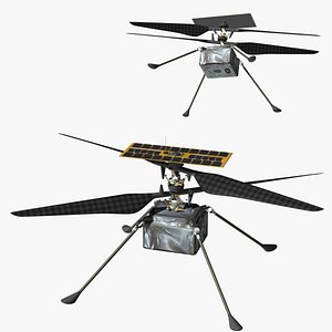 mars helicopter ingenuity 3D