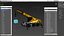 3D Mobile Crane Liebherr with Bricks model
