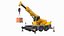 3D Mobile Crane Liebherr with Bricks model