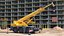 3D Mobile Crane Liebherr with Bricks model