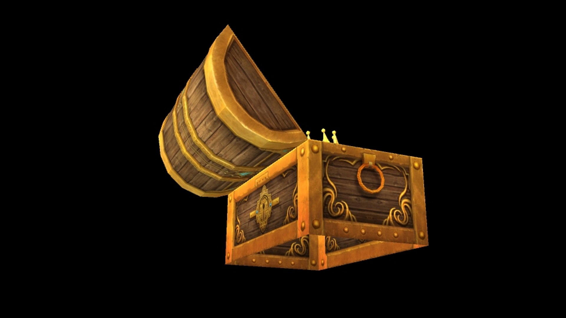 3D treasure box low-poly vr - TurboSquid 1319137