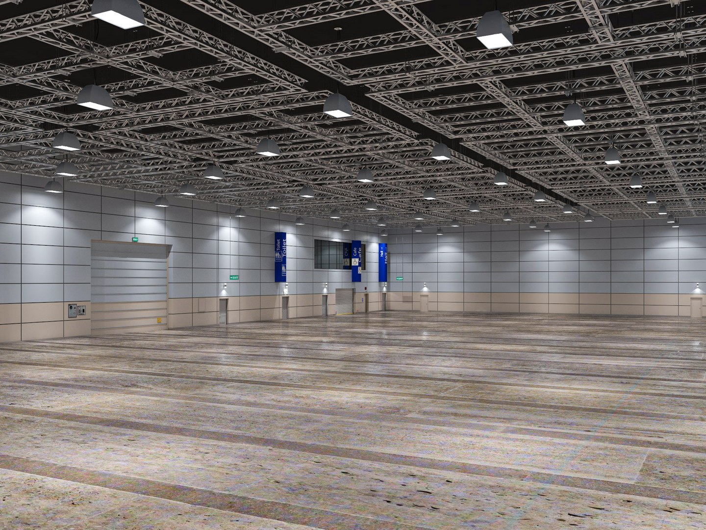Exhibition Hall interior 8 3D model - TurboSquid 2075328