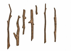 Cartoon Wooden Sticks