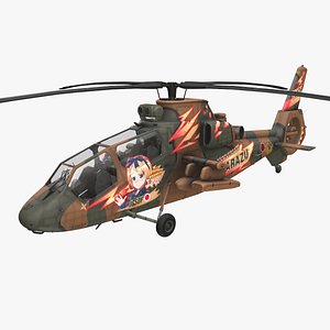 Helicopter OH-1 JGSDF Yuzu Kisarazu Static --448-- 3D model