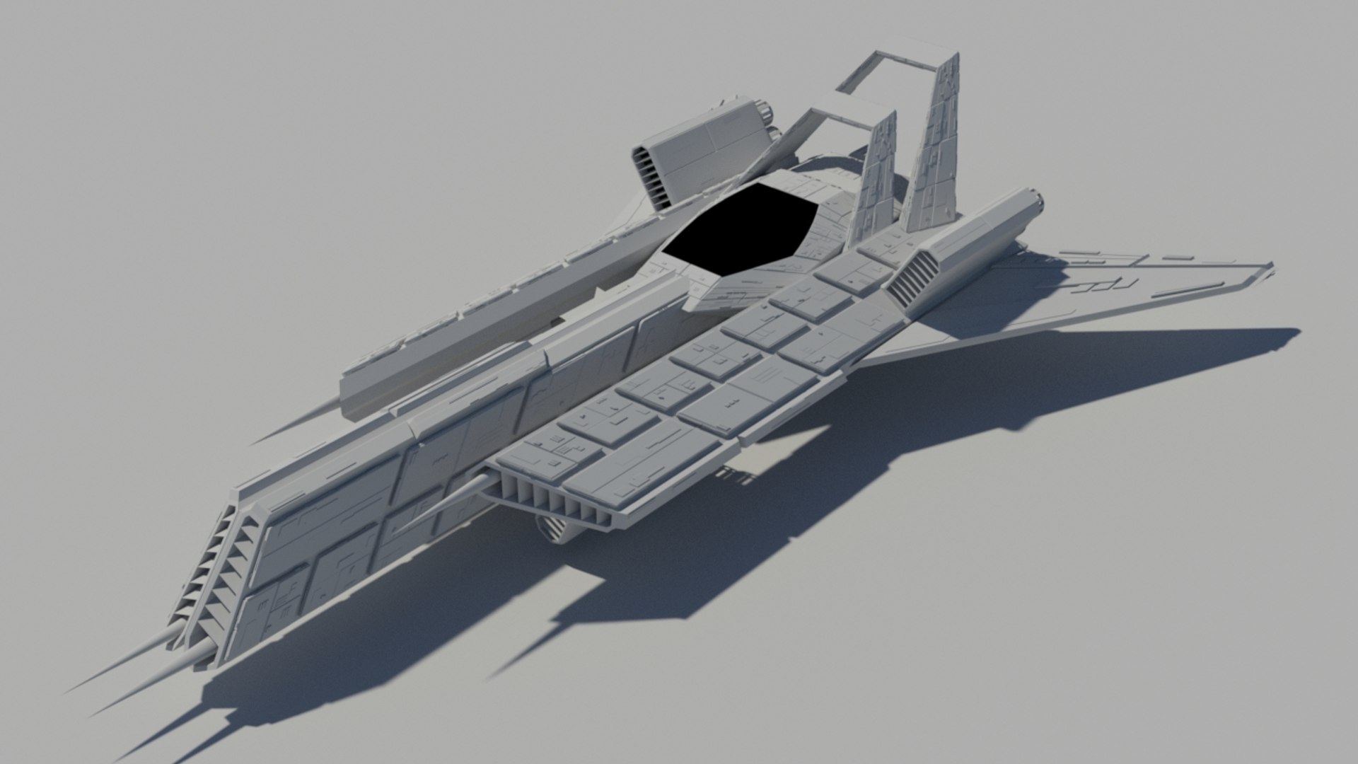 Free Sci Fi Race Jet 3d Model