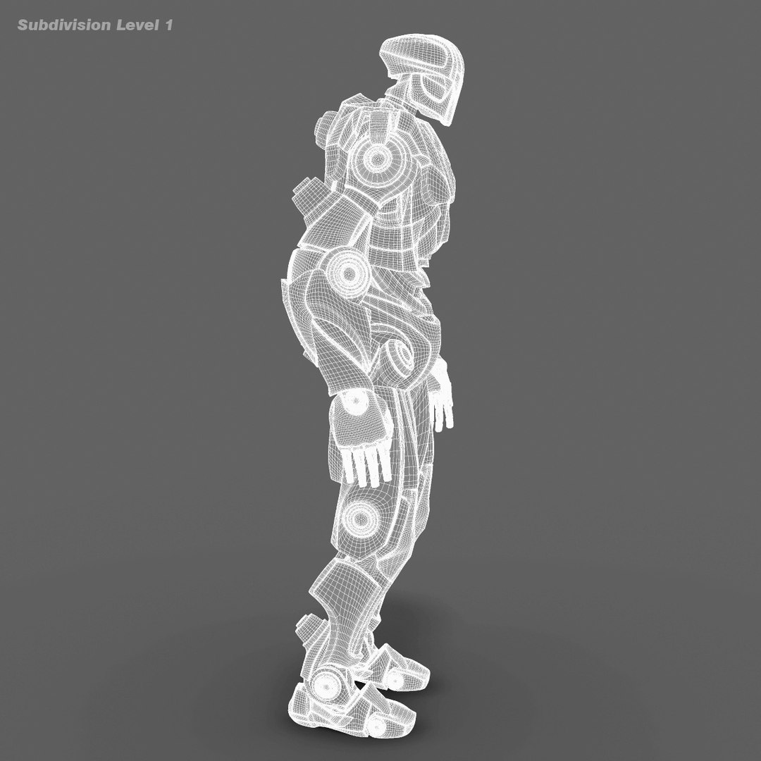 Maya Humanoid Robot Rig