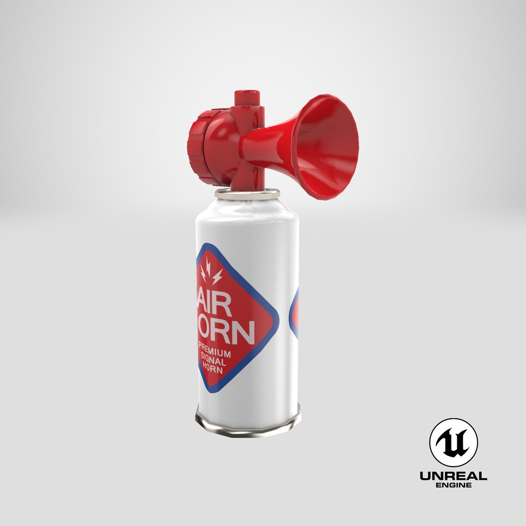 Signal sports air horn 3D model TurboSquid 1590133