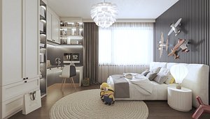 3D Kids Room model