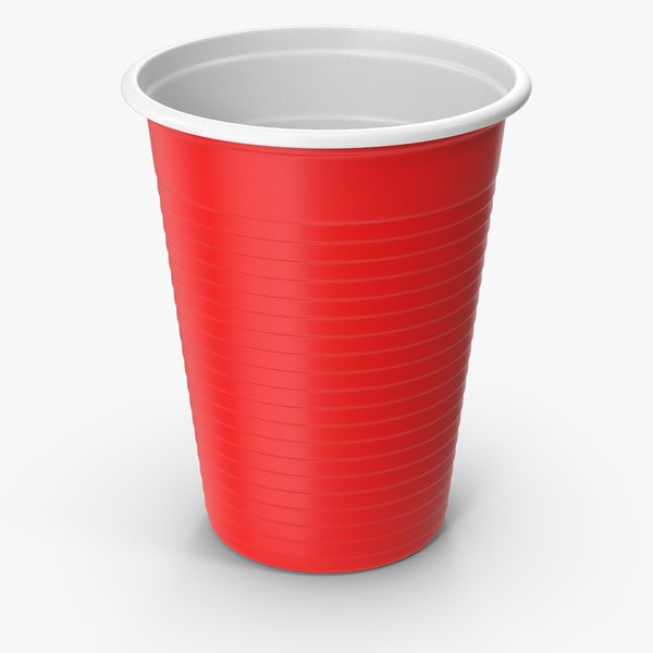 Red Plastic Cup 3D - TurboSquid 1912908