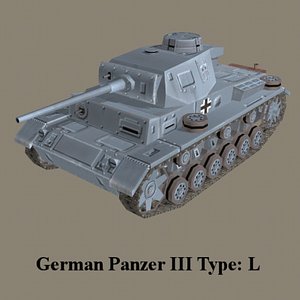 german tank 3d model