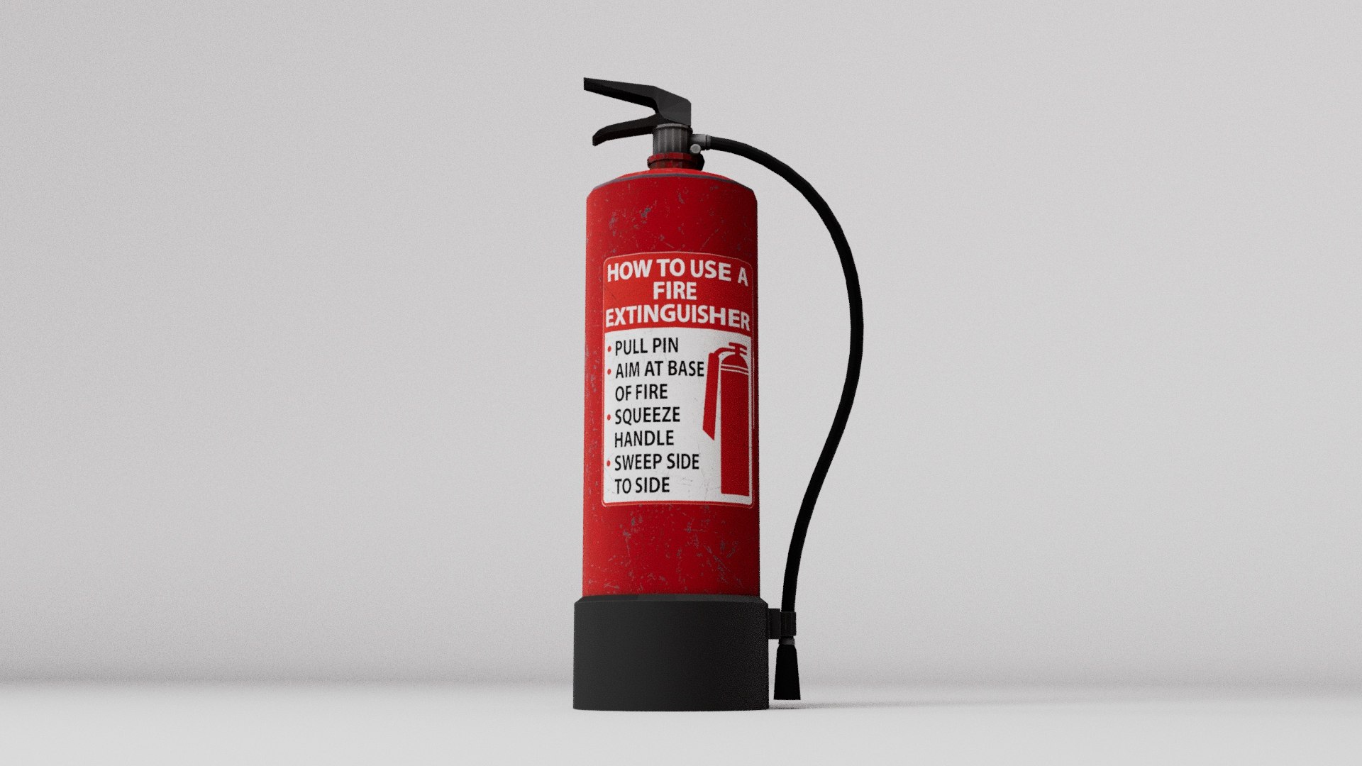 Fire extinguisher 3D https://p.turbosquid.com/ts-thumb/Cl/9YLwZv/gR/fireextinguisher1920108002/jpg/1692380371/1920x1080/fit_q87/6b20385e01a3a309b551e8ab65cc0e8cb7a92b8b/fireextinguisher1920108002.jpg