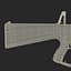 Combat Shotgun AA-12 Round Drum Magazine Modèle 3D