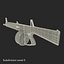 Combat Shotgun AA-12 Round Drum Magazine Modèle 3D