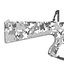 Combat Shotgun AA-12 Round Drum Magazine Modèle 3D