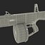 Combat Shotgun AA-12 Round Drum Magazine Modèle 3D