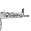 Combat Shotgun AA-12 Round Drum Magazine Modèle 3D